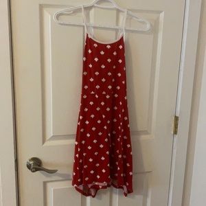 Girls maple leaf/Canada Day dress